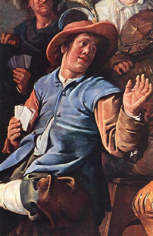 MOLENAER, Jan Miense The Denying of Peter (detail) ag Sweden oil painting art